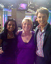 Anjula Mutanda, Fern Britton, John Barrowman